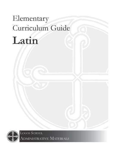 Elementary Curriculum Guide - Latin (Download)