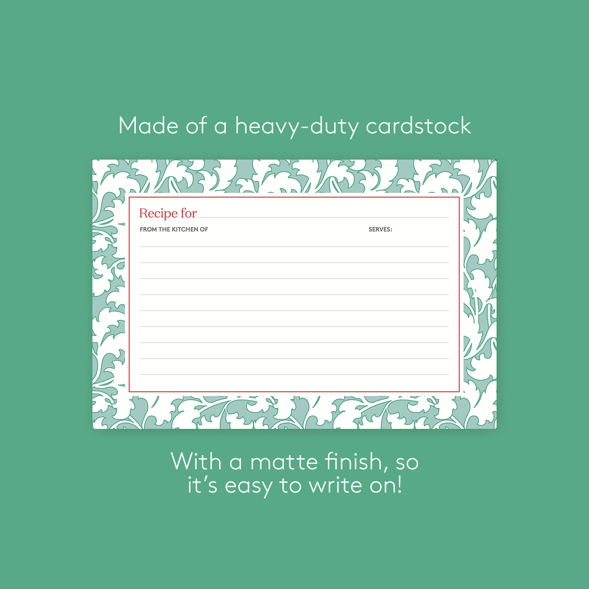 Recipe Cards