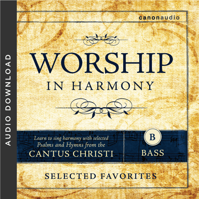 Worship in Harmony: Selected Favorites BASS (1st Edition Cantus)