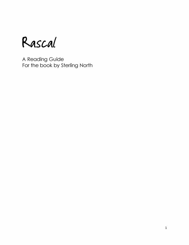 Rascal Reading Guide (Download) – Canon Press