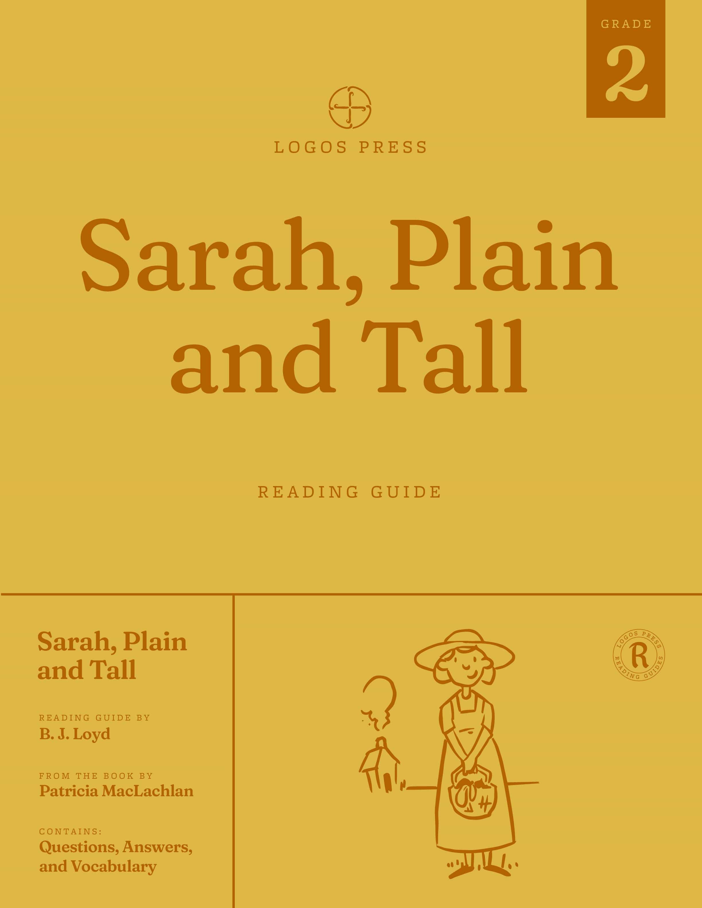 Sarah, Plain and Tall - Reading Guide (Download)