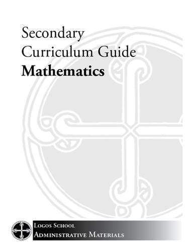 Secondary Curriculum Guide - Mathematics (Download)
