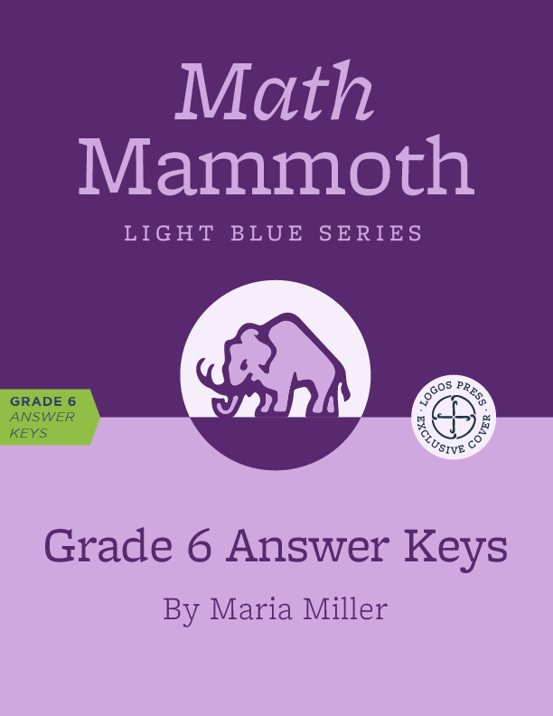 Math Mammoth Grade 6 Canon Press Math mammoth grade 6 canon press