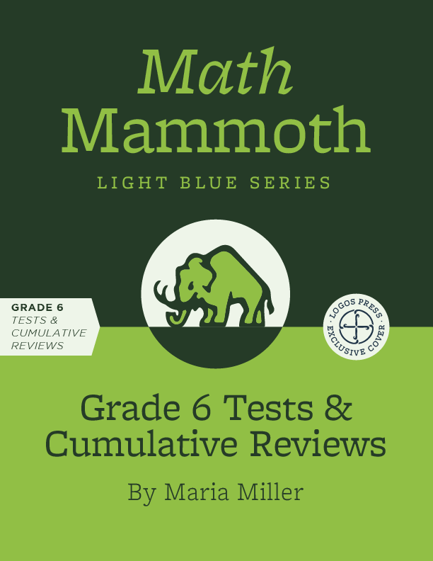 Math Mammoth - Grade 6 – Canon Press