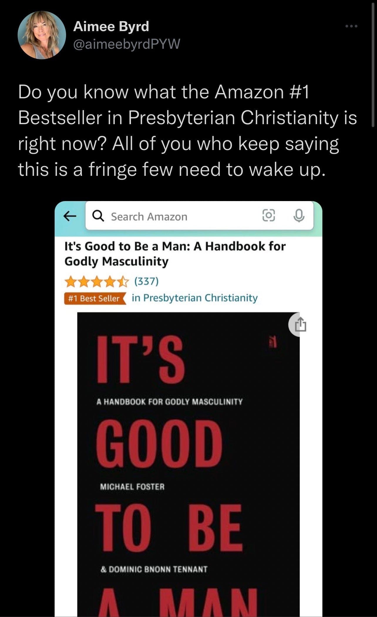 It's Good to Be a Man: A Handbook for Godly Masculinity (HBK / PBK)