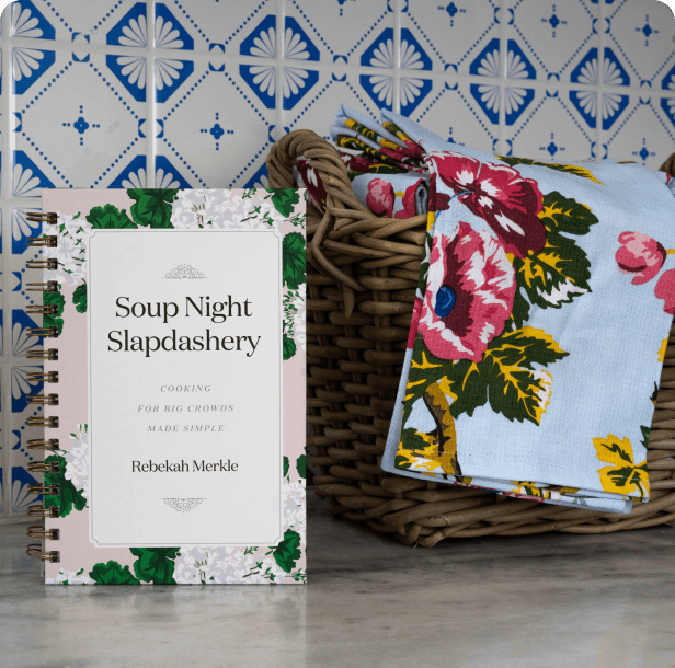 Soup Night Slapdashery + Dish Towels by Rebekah Merkle (pack of 2)